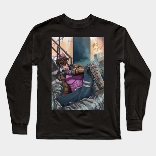 Fallen Gambit Long Sleeve T-Shirt by loobeeinthesky